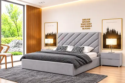 Brand new Queen size bed storage bed good quality queen bed