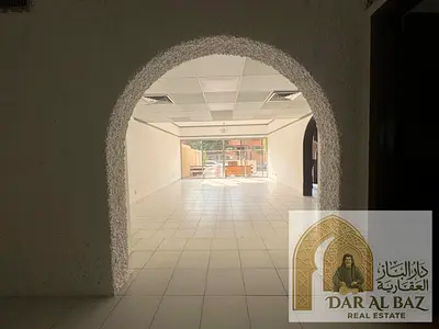 Villa for rent in Sharjah: 3BR, 2 majlises, maid & driver rooms, garden, 3 indoor & 2 outdoor parkings.