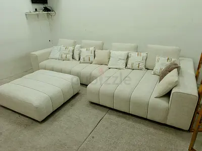 Premium quality chattels and more brand lshape sofa with ottoman