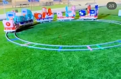 Train kids toys 6 meter round