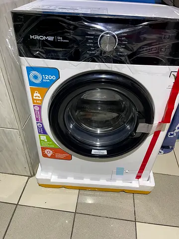 Krome 6kg front load washing machine brand new lottery price 1200RPM