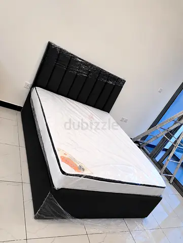 Queen size bed storage with mattress good quality Queen bed Brand New