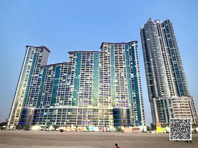 Vacation-Style Beachfront 2BHK | Full Sea View | Annual & Monthly Options | Ajman Corniche | Resort Style Amenities | Direct Beach Access |
