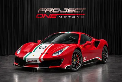 2019 FERRARI 488 PISTA PILOTI WITH 7 YEARS WARRANTY