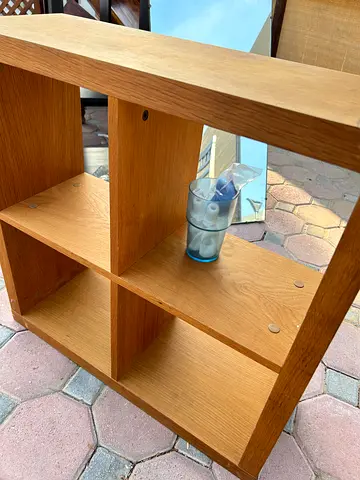 small in-wall/on table shelf
