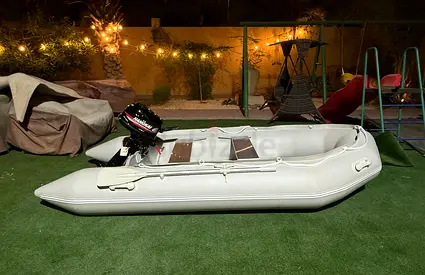 قارب نفخ ارضيه المنيوم | inflatable boat with aluminum floor