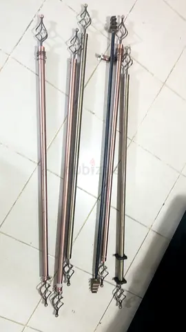 Curtains blind and rod