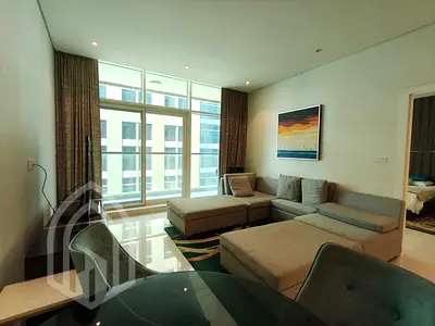 Fully Furnished 1-Bedroom Apartment | High Floor | Water & City View | DAMAC Maison Bay’s Edge