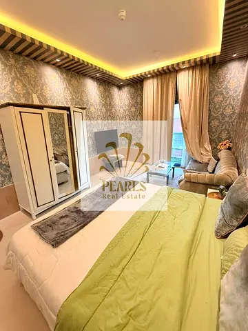 Luxury studio in Nuaimiya w/ balcony & parking: semi-closed kitchen, 1 bath, largest layout, easy p