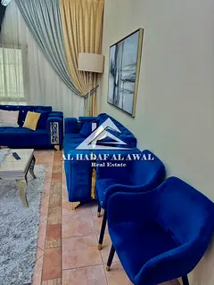 For monthly rent: a one-bedroom apartment with a living room in Al Majaz 3, internet included only.
