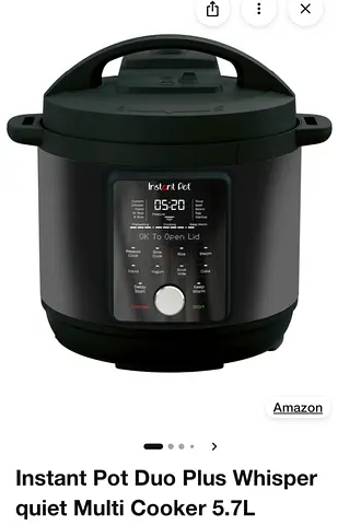Instant Pot Duo Plus 5.7L Multi Cooker - Excellent Working Condition