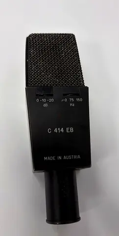AKG C414 EB small diaphragm studio microphone — vintage condition