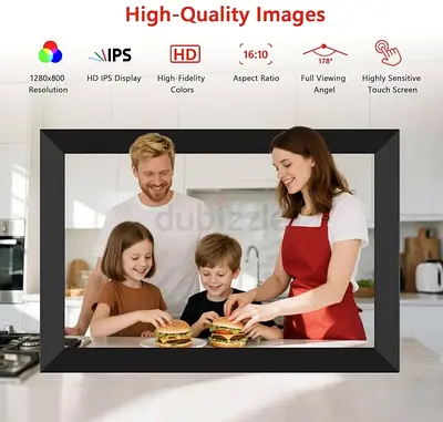 Foto cube 10.1 inch WIFi Digital Photo Frame. Condition is Brand New. Sent with Australia Post Stand