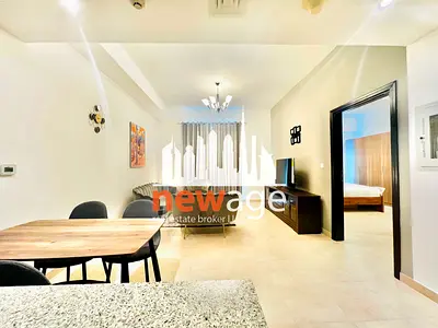 Fully Furnished 1BR | Sea & SZR View | Balcony- Available From 25th Of Dec.