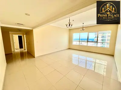 Sea view luxury 2BHK with big windows gym swimming pool free 20days free front of Beach entrance