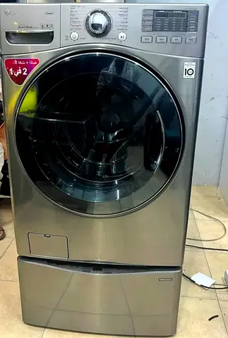 LG 20 kg washer and 9 kg dryer 2 in one new model slightly used with baby washer