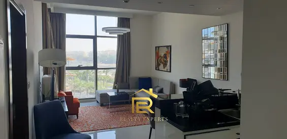 مفروشة 1 غرفة نوم | جولف بروميناد 2A | مناظر متعددة