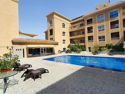 Furnished Studio | Balcony | Community View |