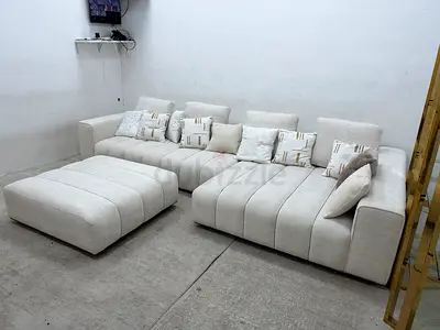 High quality lshape sofa with footstool