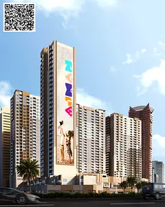 Studio Apartment for Sale in Ajman One Phase 2 | AED 365,425 | Balcony & Parking