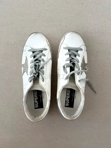 Golden Goose Super-Star Sneakers – White & Grey – EU 40