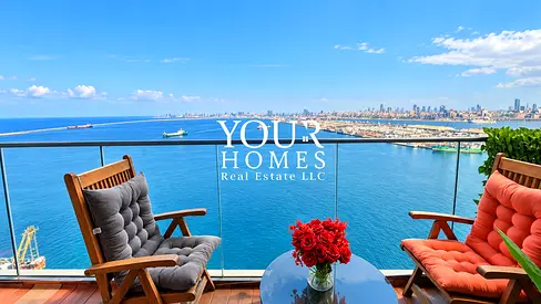 Higher Floor | Fully Furnished |Full Sea & Port Rashid View