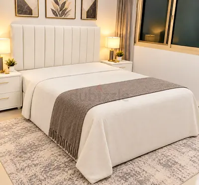 New Queen bed frame with upholstered headboard storage bed and modern design queen size bed
