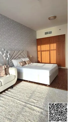 Luxury 2 BHK Furnished Apartment | Full Sea View | Parking | Tower 1 | Ajman Corniche Residence