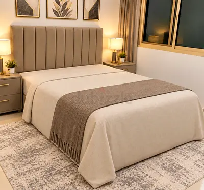 New Queen bed frame with upholstered headboard storage bed and modern design queen size bed