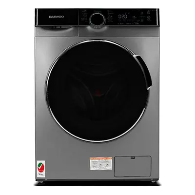 Daewoo 8/6 kg Washer Dryer Combo, 1400 RPM, SuperSteam,  Dark Siver