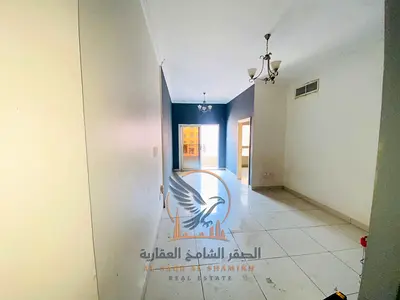 للإيجار السنوي في عجمان شقة غرفة وصالة بمواصفات مميزة  النعيمية 1 حمامان خزائن حائط إطلالة مفتوحة مع جيم ومسبح