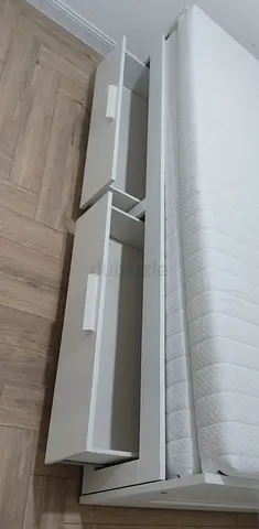 IKEA brimness daybed with 2 big storage drawers and 2 IKEA mattresses.