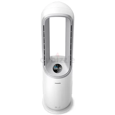 Philips Bladeless Tower Fan with Display - White (Good Condition)