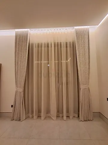 Curtain and sheer
