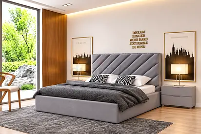 Brand new Queen size bed storage bed good quality queen bed
