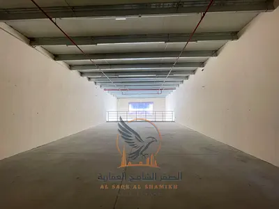 Warehouse for Rent Al Jurf 1 Ajman 3600 Sq Ft Mezzanine Modern Fire System