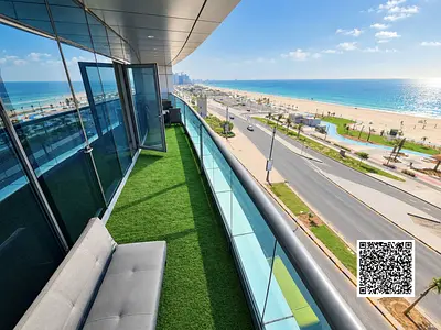 🌊 Luxury 2BHK Full Sea View | Massive 2,800 Sq Ft | Largest Balcony |Laundry Room| Ajman Corniche Residences | Beachfront Living | Tower 4 | AED 82K