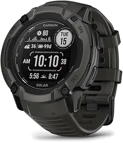 Garmin Instinct 2x Solar Smartwatch - Black, Excellent Condition
