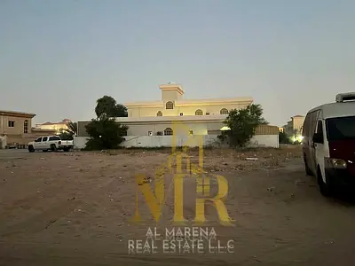 Two residential investment plots for sale in Al Muwaihat 2, Ajman. Prime location.
