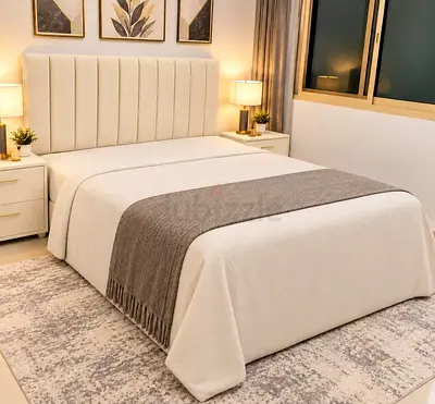 New Queen bed frame with upholstered headboard storage bed and modern design queen size bed