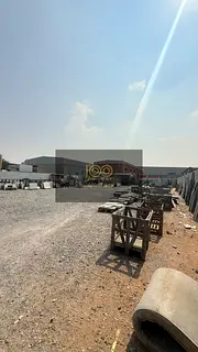 🏭 Industrial Land for Annual Rent in Umm Al Dera, Umm Al Quwain ✨ Fully Fenced Industrial Yard