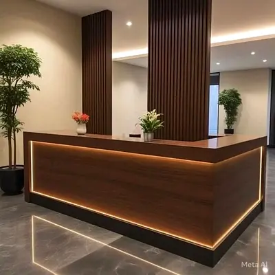 Reception desk