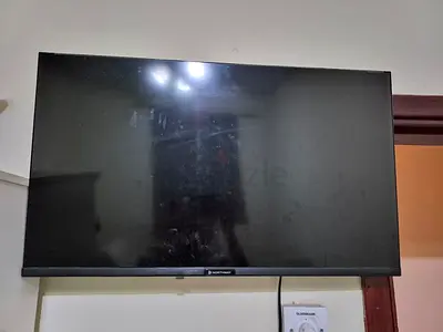 Mounted 32-inch LED TV