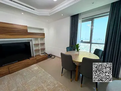 Premium Furnished 1BR | Corniche Tower | AED 560K