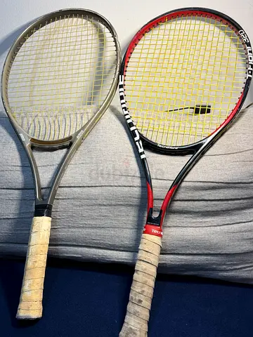 2 pic Pair of used tennis rackets - good for practice