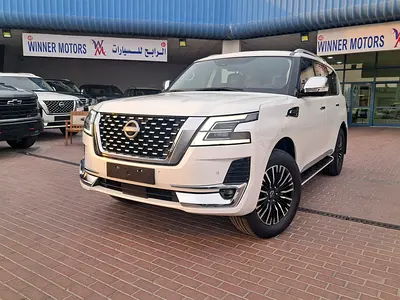2023 Nissan Patrol SE Platinum V6 GCC Specs Red Interior 100% Original Paint Very Well Maintained