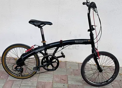Wachsen folding Aluminum light wghit bike — compact 7-speed city bike, good used condition