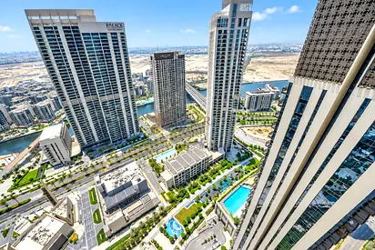3BR+Maids | Partial Park, Pool & Sea View | Vacant