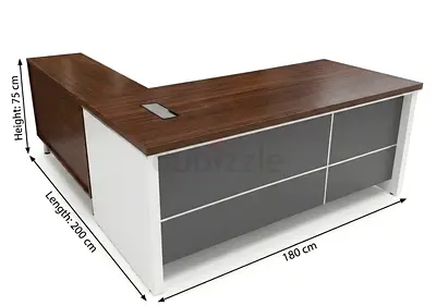 Office 180Cm Executive L Shape Table Available