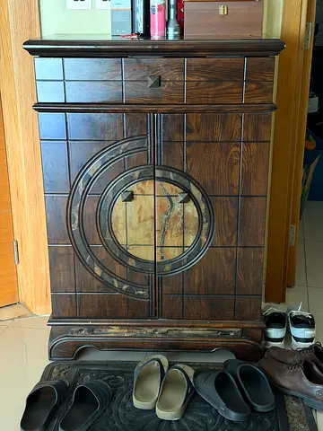 Wooden Shoe Cabinet